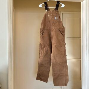 32x28 carhartt brown overalls